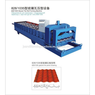 Farbe Stahl Fliesenformmaschine, glasierte Fliesenformmaschine, korrodierte Stahlformmaschine